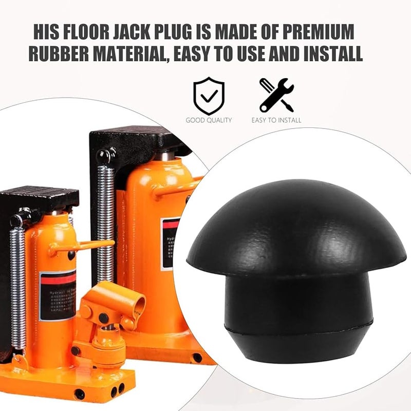 Universal Horizontal Hydraulic Jack Oil Reservoir Filler Bung Plug Rubber 20pcs - Image 5